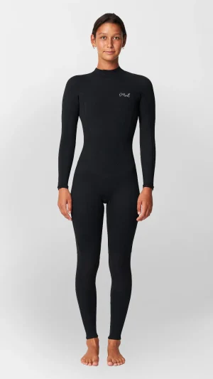 O'Neill Women's Reactor 3/2mm Steamer Wetsuit - Black