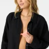 SP5404014_BLK_5 O'Neill Leni Relaxed Long Sleeve Top - Black