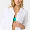 SP5404014_WHT_4 O'Neill Leni Relaxed Long Sleeve Top - White