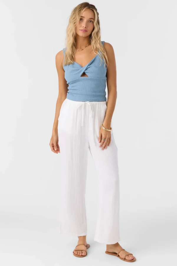 SP5409013_WHT_1 O'Neill Brenda Pants - White
