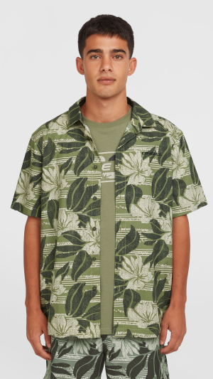 O'Neill Print Shirt - Green Dusty Flower