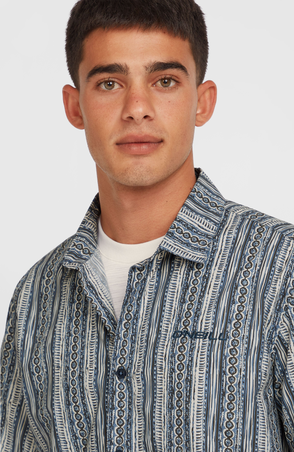 O'Neill Print Shirt - Blue Pressed Lines