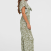 12ed37e9-7331-4d7a-a468-076a885f6ad3 O'Neill Kesia Jumpsuit - Green Textured Jungle