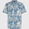 O'Neill Print Shirt - Blue Dipped Leaves