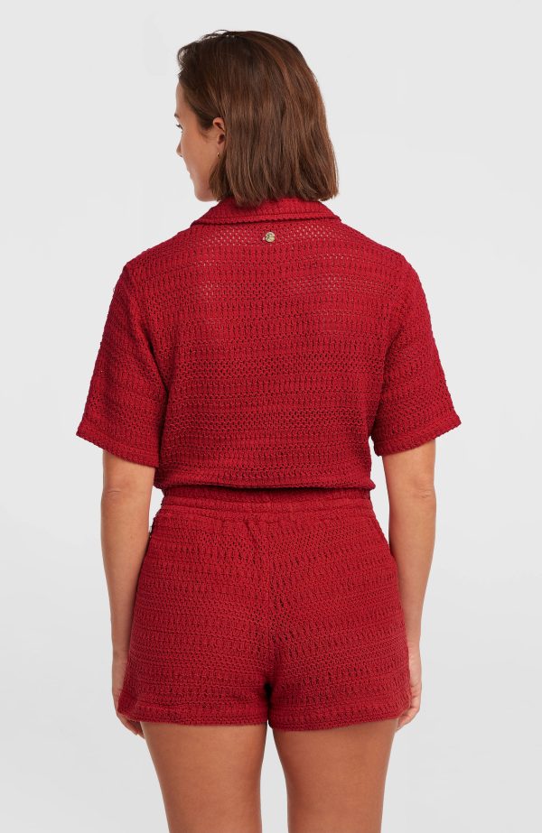 1700084_13037_3_MODEL O'Neill O'riginals Crochet Shorts - Midnight Poppy