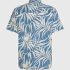 O'Neill Print Shirt - Blue Dipped Leaves
