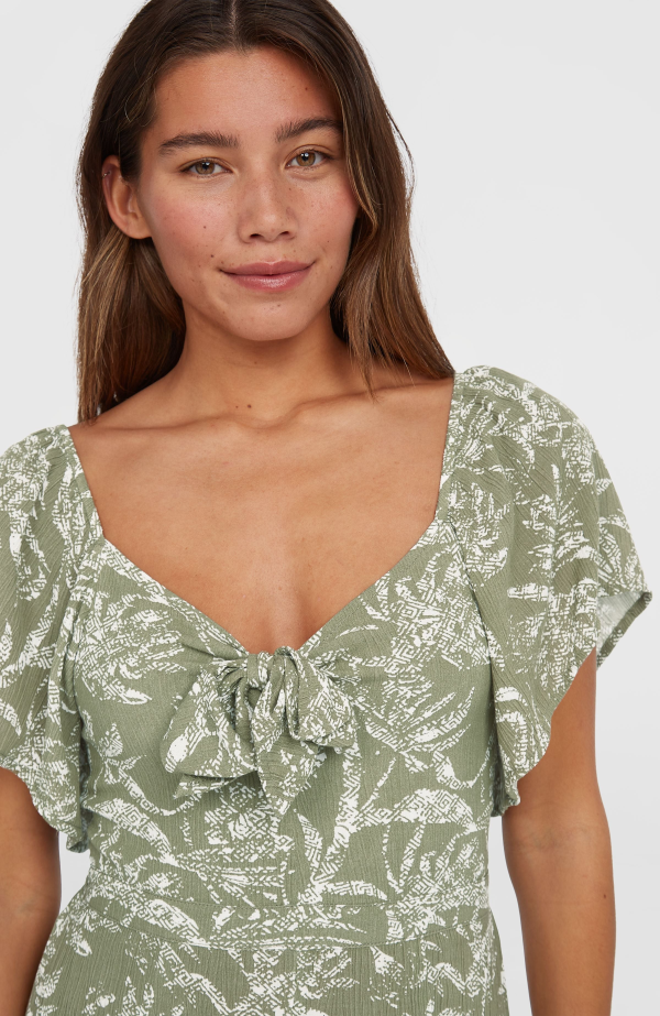 1ed97146-0272-4d6d-80fe-5c9a8f7ed2b7 O'Neill Kesia Jumpsuit - Green Textured Jungle