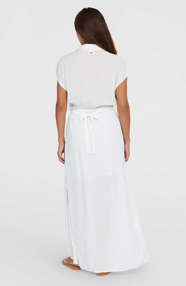22a03273-e0b2-4578-b3f5-27d3b7132242 O'Neill Lori Maxi Shirt Dress - Snow White