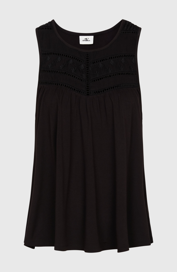 O'Neill Essentials Tokeena Embroidery Tank - Black Out