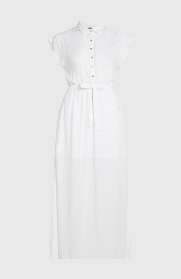 4522a421-3821-495d-ace0-cb86e819b2ed O'Neill Lori Maxi Shirt Dress - Snow White