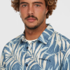 O'Neill Print Shirt - Blue Dipped Leaves