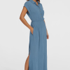 O'Neill Lori Maxi Shirt Dress - Copen Blue