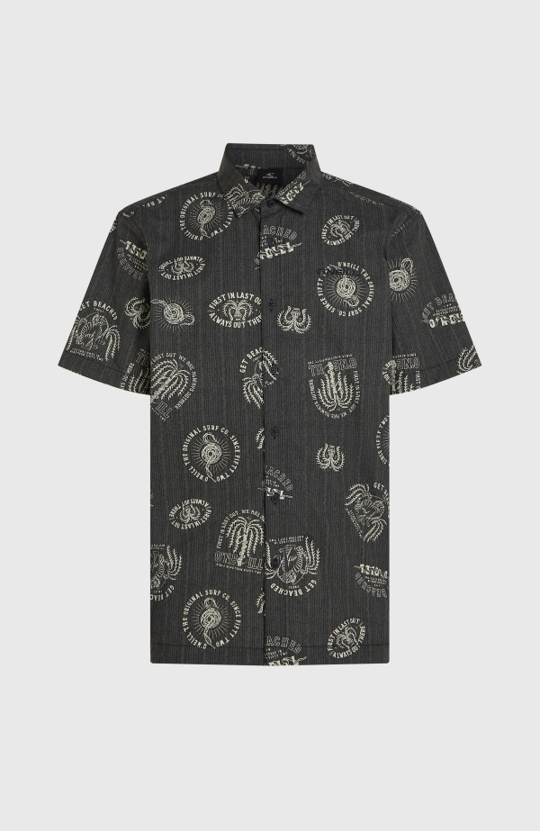 562f37cb-e361-40b8-9f2b-82e84606e7f3 O'Neill Print Shirt - Black Mystical