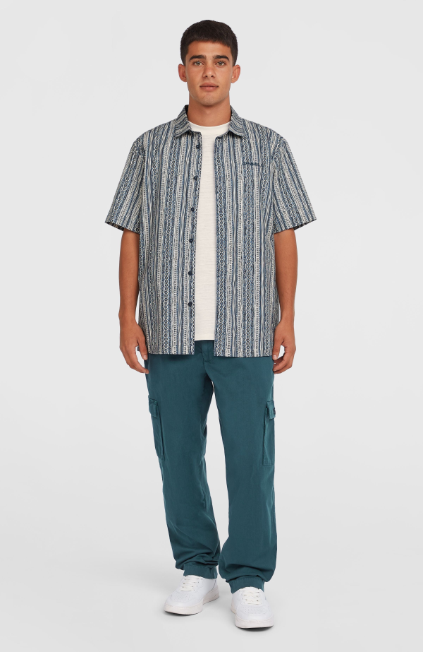 O'Neill Print Shirt - Blue Pressed Lines