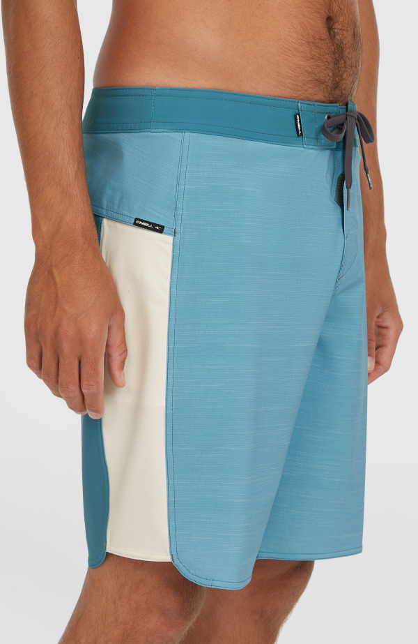 O'Neill Hyperfreak Tech Panel 19" Boardshorts - Blue Fade Tech Panel