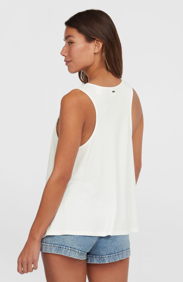 O'Neill Essentials Tokeena Embroidery Tank - Snow White
