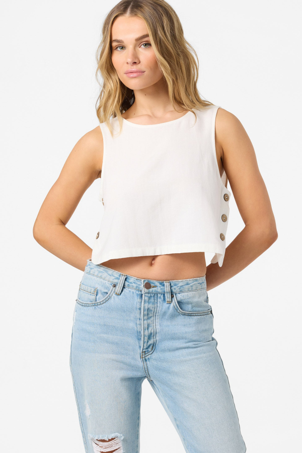 79723743-90ed-437f-902c-5fd1bbed66c3 O'Neill Sanders Tank Top - White
