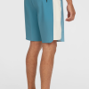 O'Neill Hyperfreak Tech Panel 19" Boardshorts - Blue Fade Tech Panel