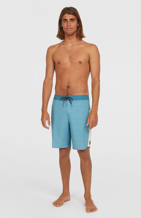 O'Neill Hyperfreak Tech Panel 19" Boardshorts - Blue Fade Tech Panel