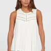 O'Neill Essentials Tokeena Embroidery Tank - Snow White