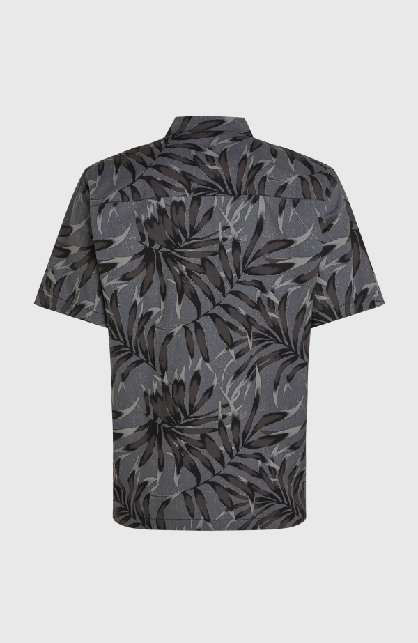 O'Neill Print Shirt - Black Dipped Leaves