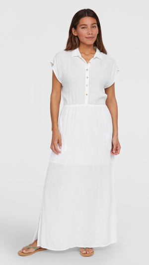 a1efd39a-270c-4119-b3b0-8587687d4b6b O'Neill Lori Maxi Shirt Dress - Snow White