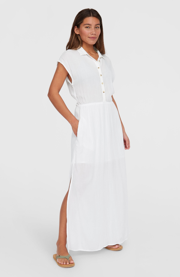 a77eaa55-2f80-42b1-b6a8-b6638e122d70 O'Neill Lori Maxi Shirt Dress - Snow White