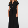 a85ce39d-b06b-44ad-b67d-774a58390893 O'Neill Lori Maxi Shirt Dress - Black Out