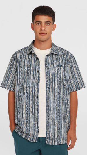 O'Neill Print Shirt - Blue Pressed Lines