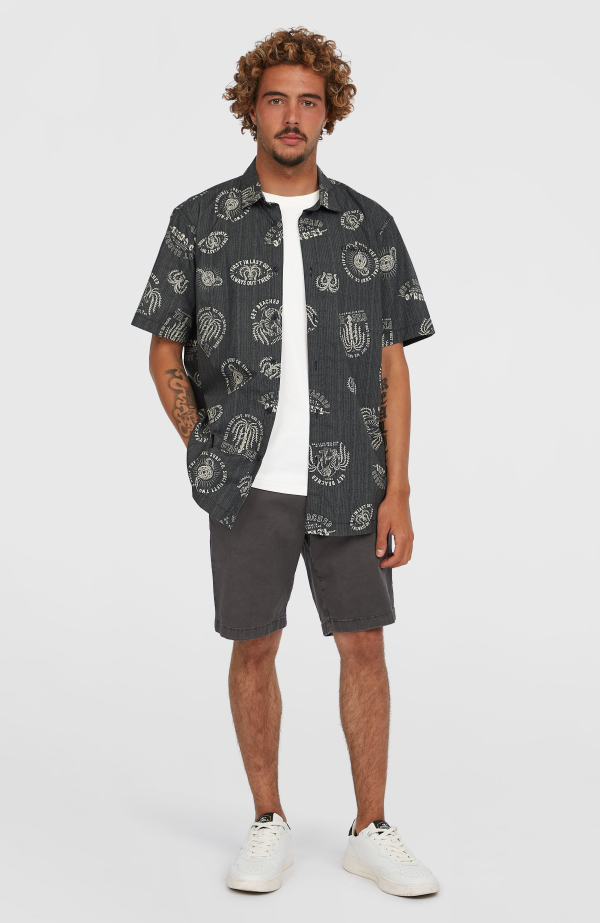 b14f7d06-e6a2-4b8b-8f20-363e9a7e4f6b O'Neill Print Shirt - Black Mystical