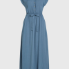 O'Neill Lori Maxi Shirt Dress - Copen Blue