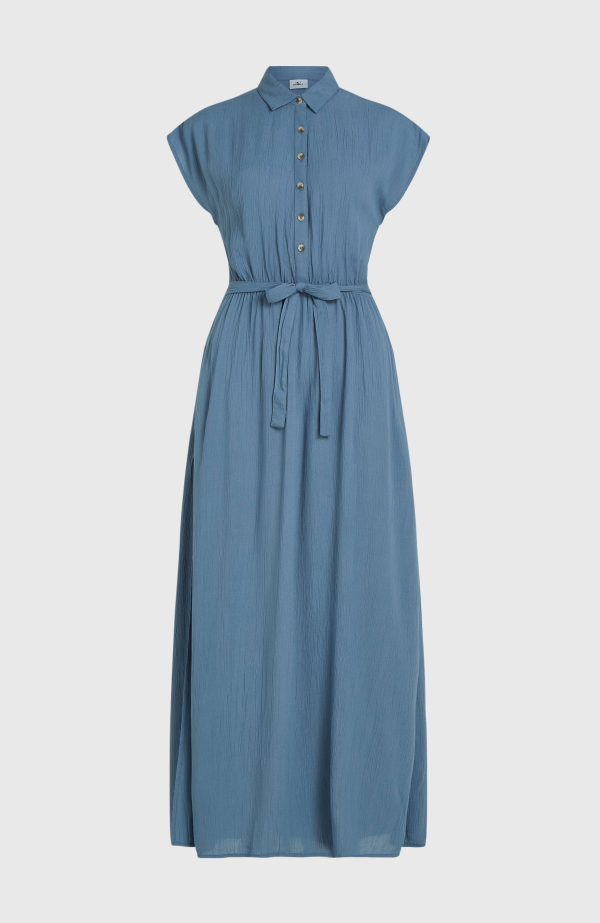 O'Neill Lori Maxi Shirt Dress - Copen Blue