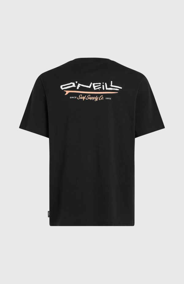 O'Neill Retro Back Print T-shirt - Black Out