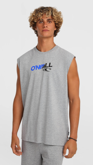 0972c096-123d-4d25-8871-2ca2357f3ae1 O'Neill Essentials 90's Graphic Tank Top - Silver Melee