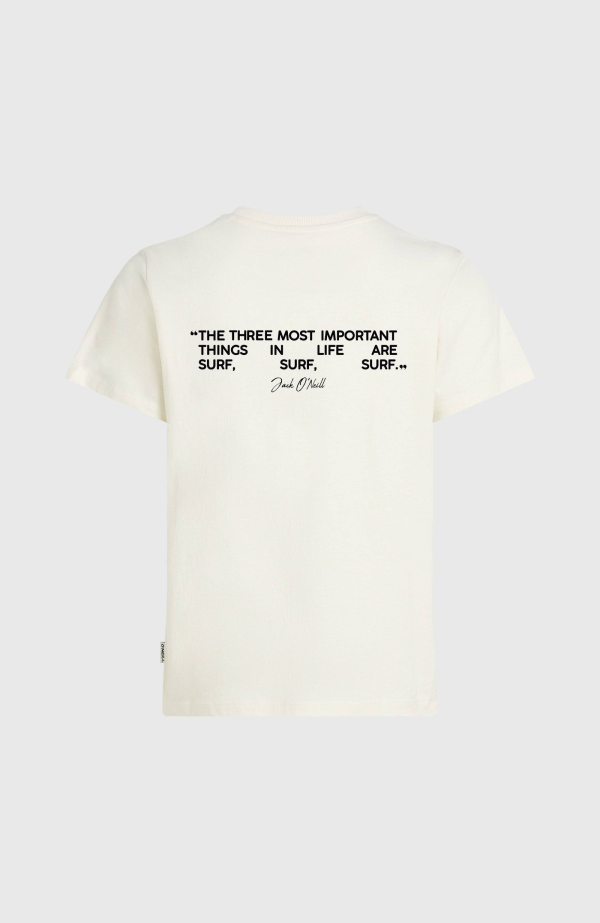 O'Neill Polygiene Cotton Graphic T-shirt - Snow White