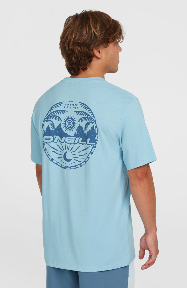O'Neill Back Print T-shirt - Morning Glory Melange
