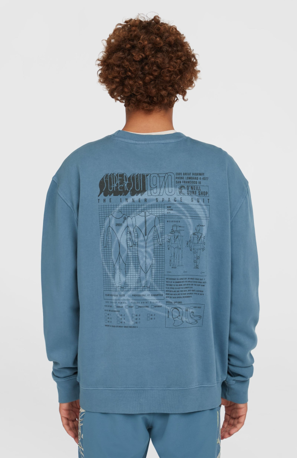 15e83a1e-41f7-49b2-8497-b2bd0b3346c0 O'Neill O'riginals Crew Sweatshirt - Copen Blue