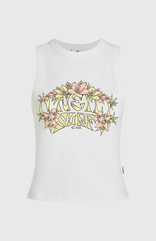 O'Neill Summer Must Haves Graphic Tank Top - Snow White