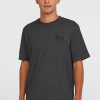 21aa7817-9f1b-4064-a592-2b0ccc47e752 O'Neill Back Print T-shirt - Black Out Melange