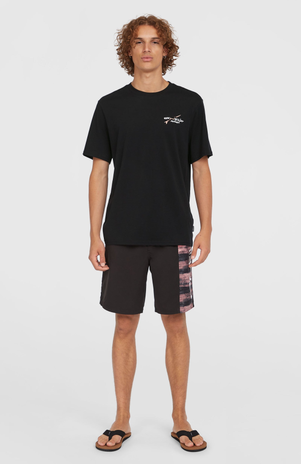 O'Neill Retro Back Print T-shirt - Black Out