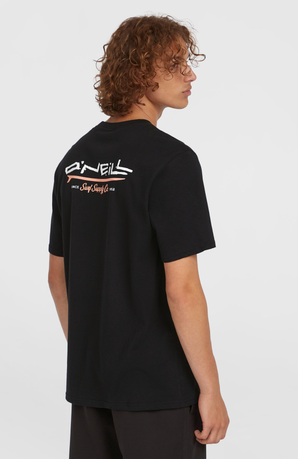 O'Neill Retro Back Print T-shirt - Black Out