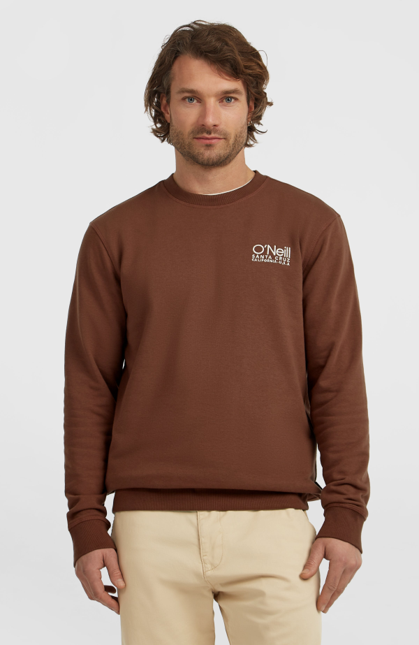 46814319-8572-4b1a-93c3-1b304bd4872c O'Neill Original Cali Logo Crew Sweatshirt - Hazel Spice - Xs