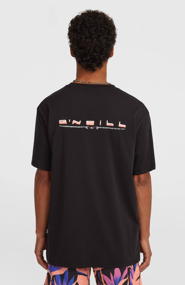 O'Neill Retro Back Print T-shirt - Black Out