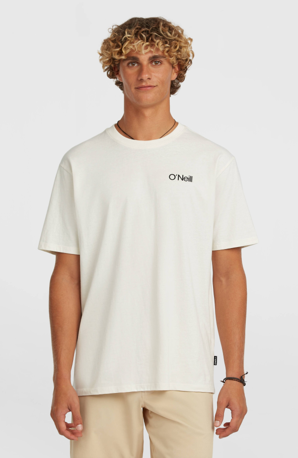 52e30fdb-eb50-40a0-b9b6-c2d42b420c1b O'Neill Polygiene Cotton Graphic T-shirt - Snow White