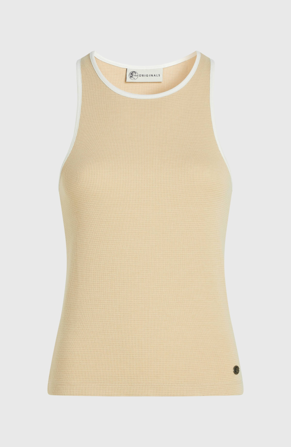 5491d838-2e2d-4c4c-9854-f5a38534bd15 O'Neill O'riginals Waffle Tank Top - Cocoa Sand