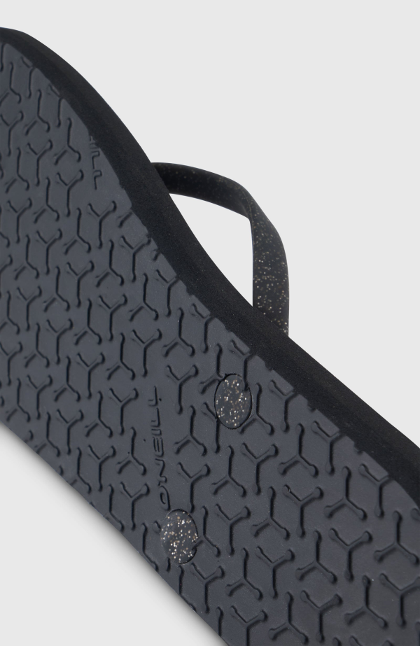 O'Neill Profile Glitter Sandals - Black Out
