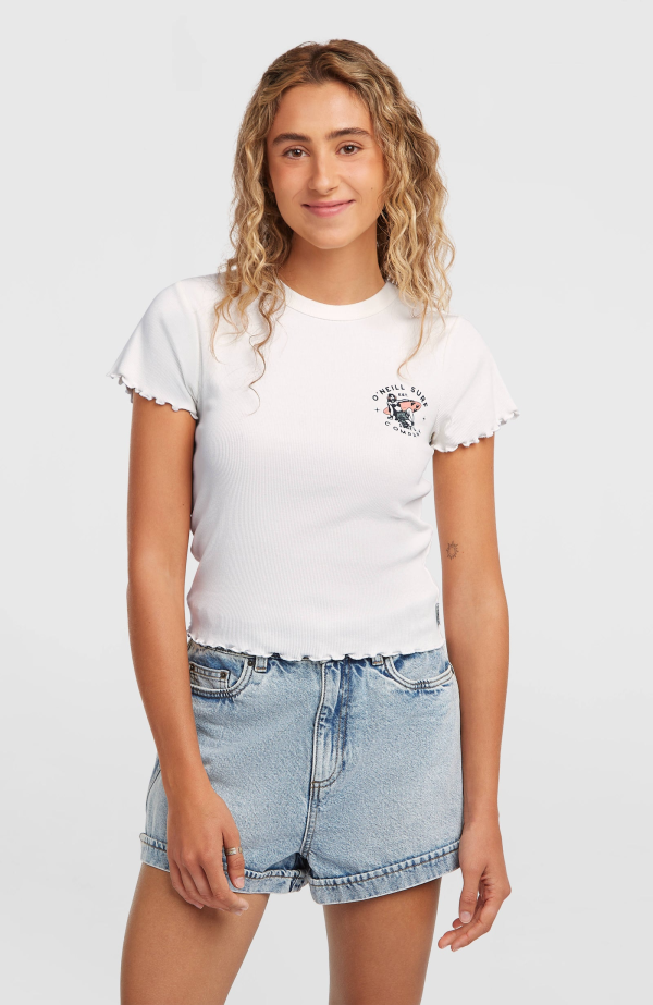 5e68e9a5-8358-44f7-bcff-fea5e6e15569 O'Neill Rib T-shirt - Snow White