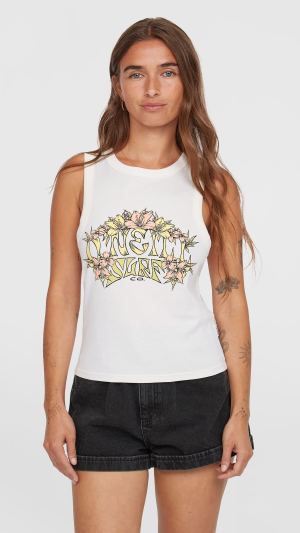 724ccfa5-2b78-409e-8a59-0581337b1331 O'Neill Summer Must Haves Graphic Tank Top - Snow White