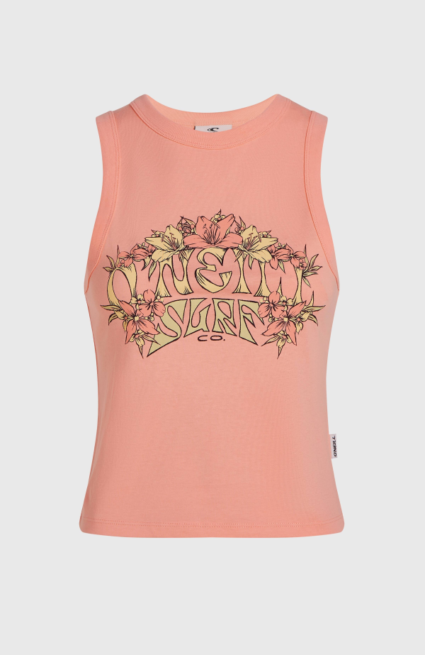 734d95f1-e5b1-4e03-bed7-42c10ab11cfd O'Neill Summer Must Haves Graphic Tank Top - Coral Pop