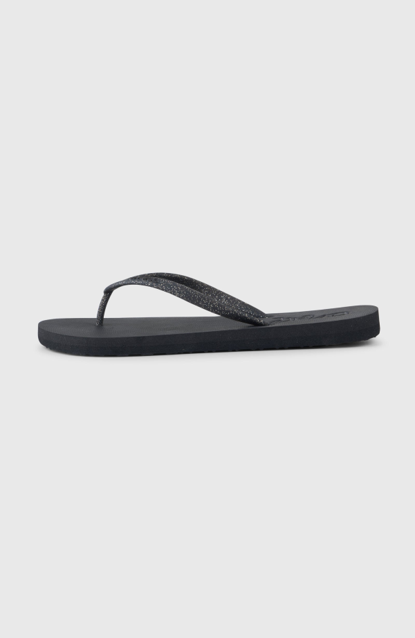 O'Neill Profile Glitter Sandals - Black Out